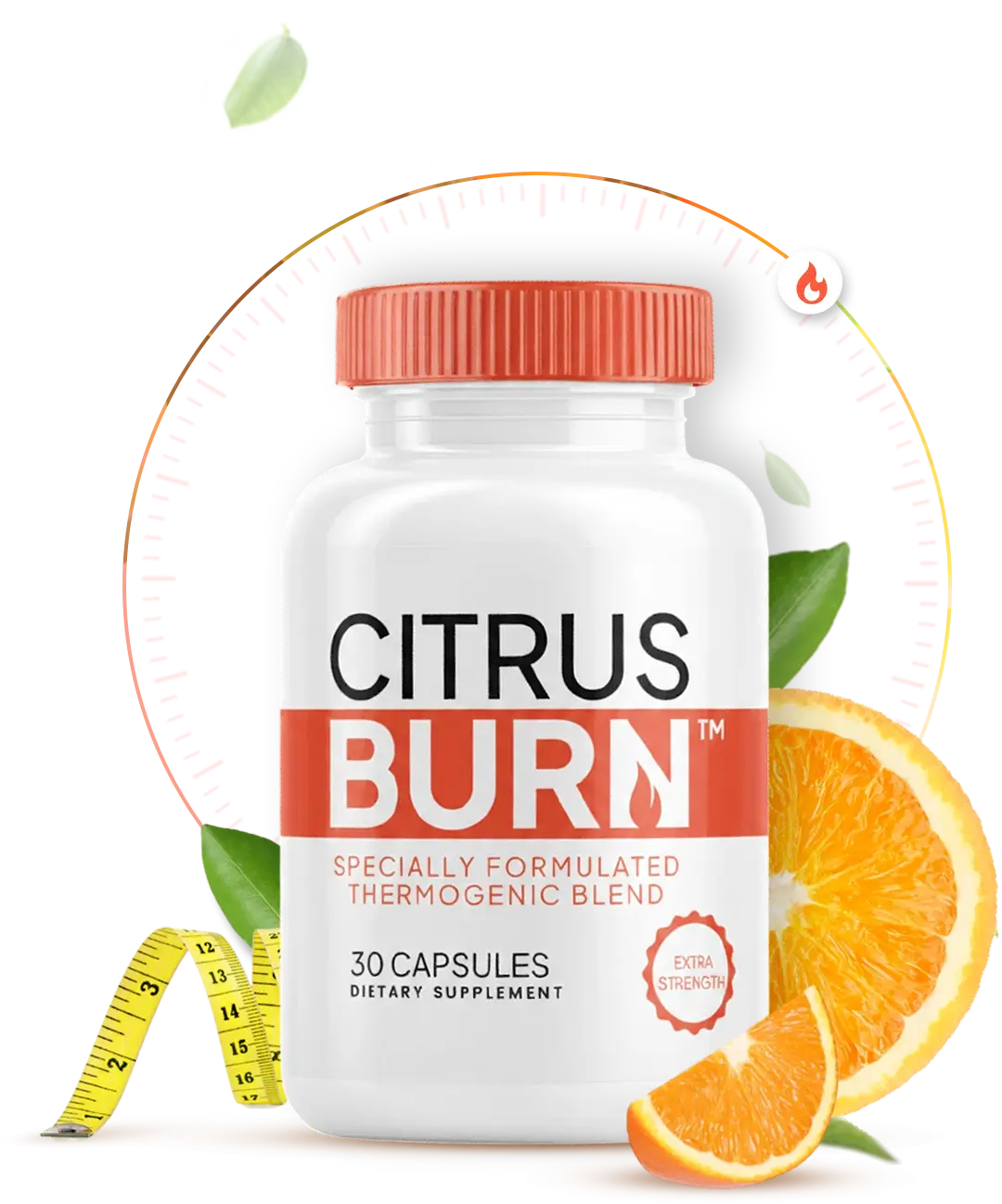 Natural citrus extract ingredients used in Citrus Burn fat burning formula